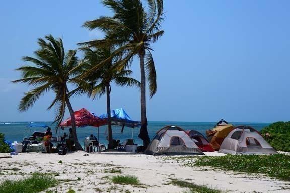 Camping in Cayman